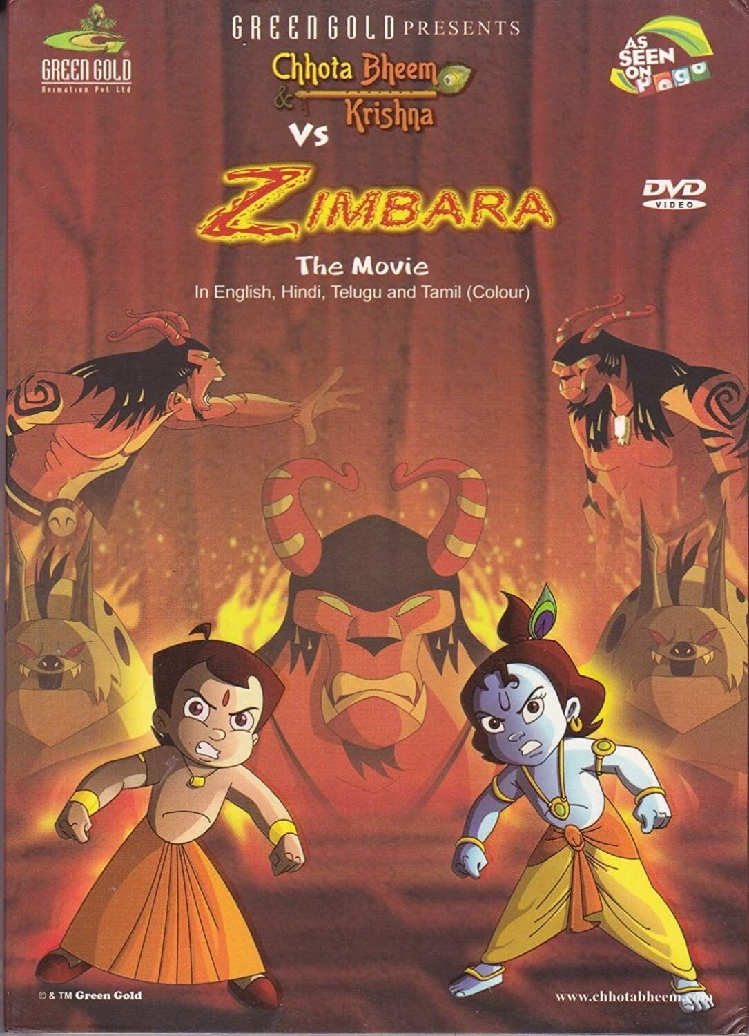 Chhota Bheem Krishna vs Zimbara